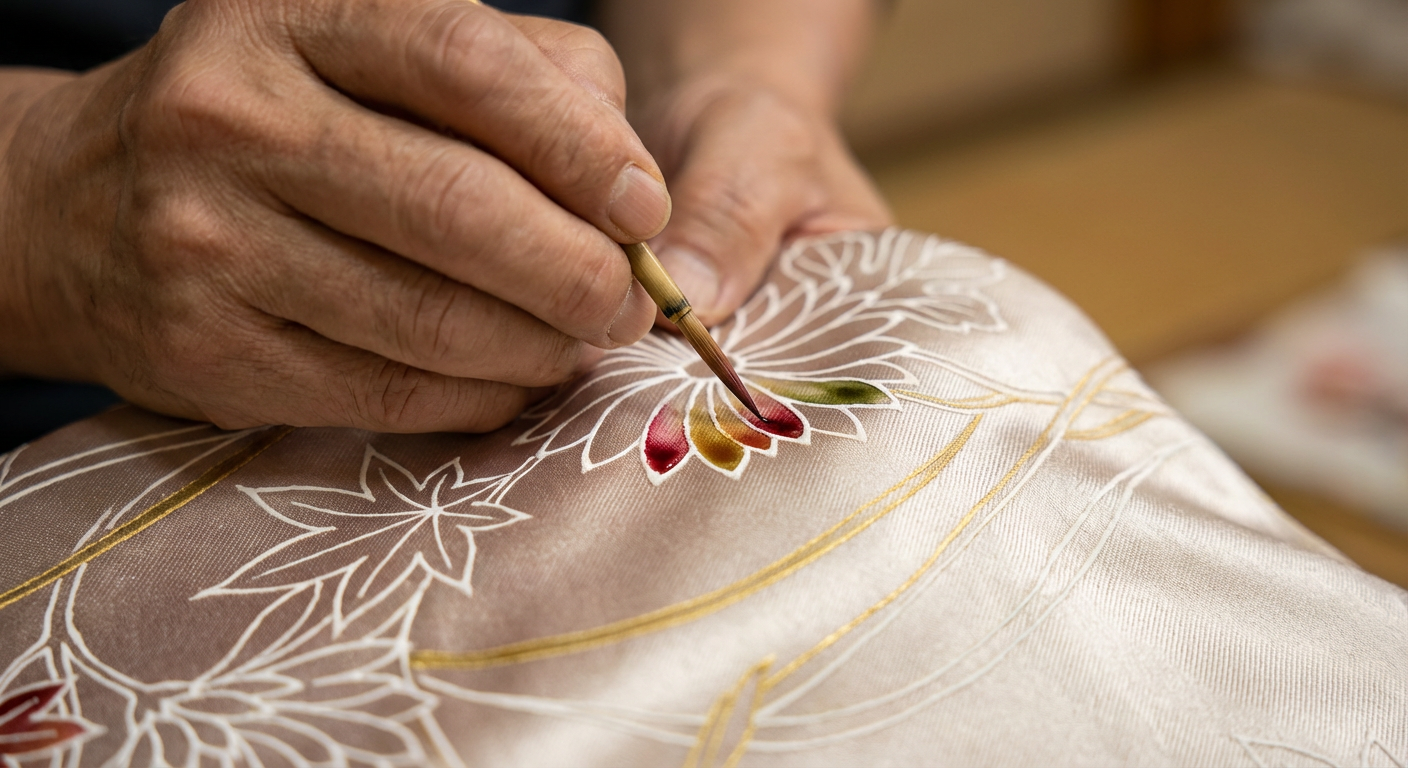 友禅 YūZEN - Hand-Dyed Textile Art